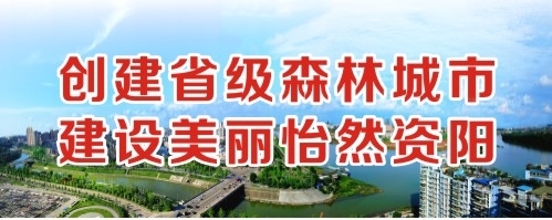 特大黑逼操屄创建省级森林城市 建设美丽怡然资阳